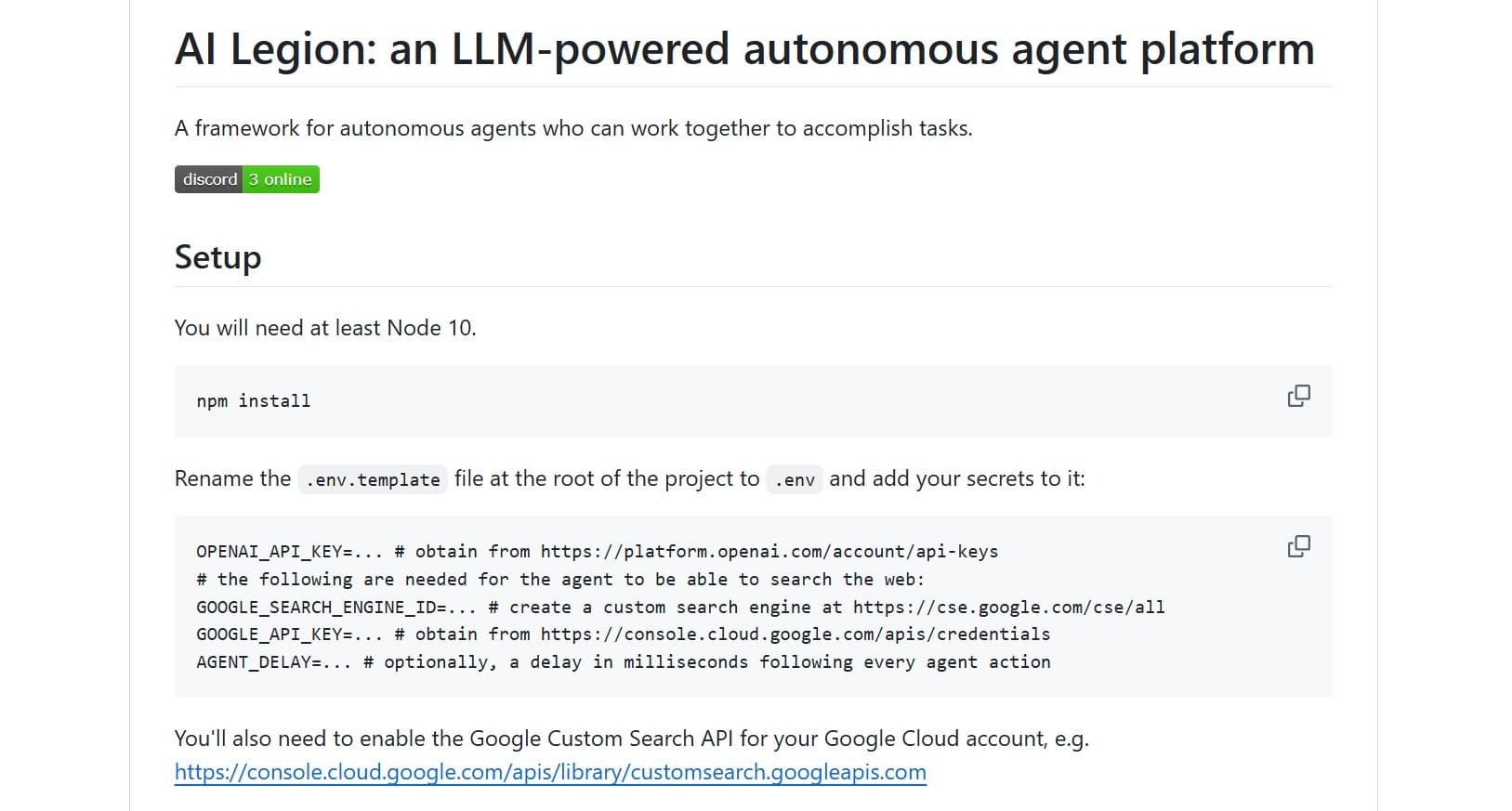 AI Legion