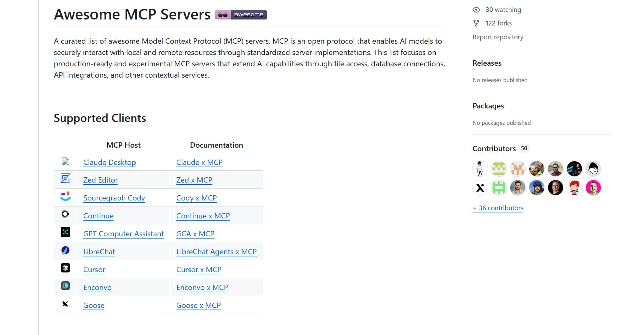 Awesome MCP Servers