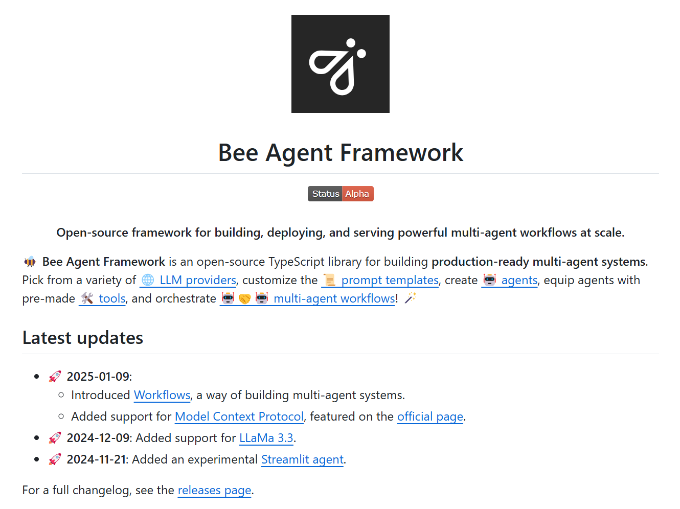 Bee Agent Framework