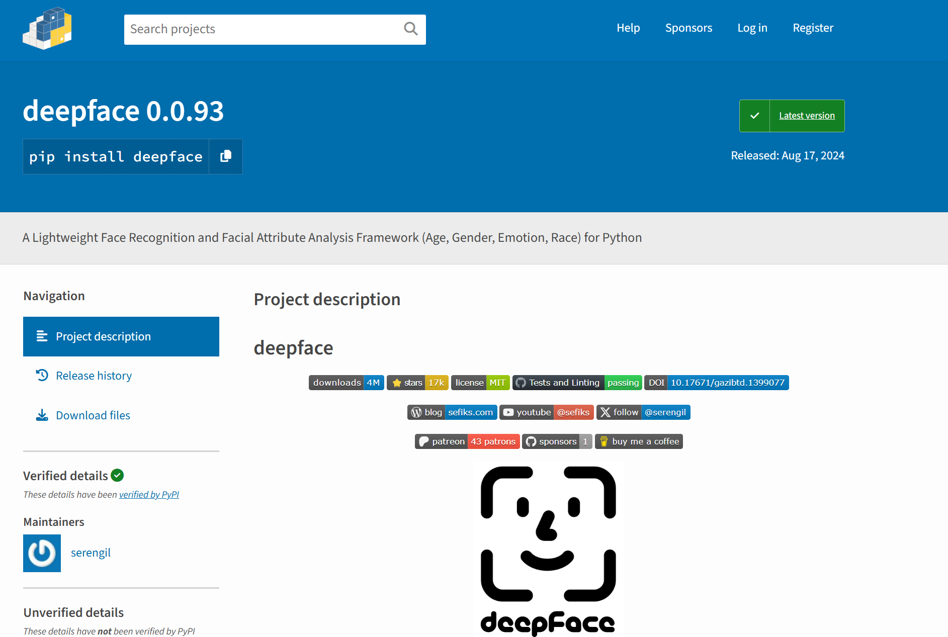 DeepFace AI