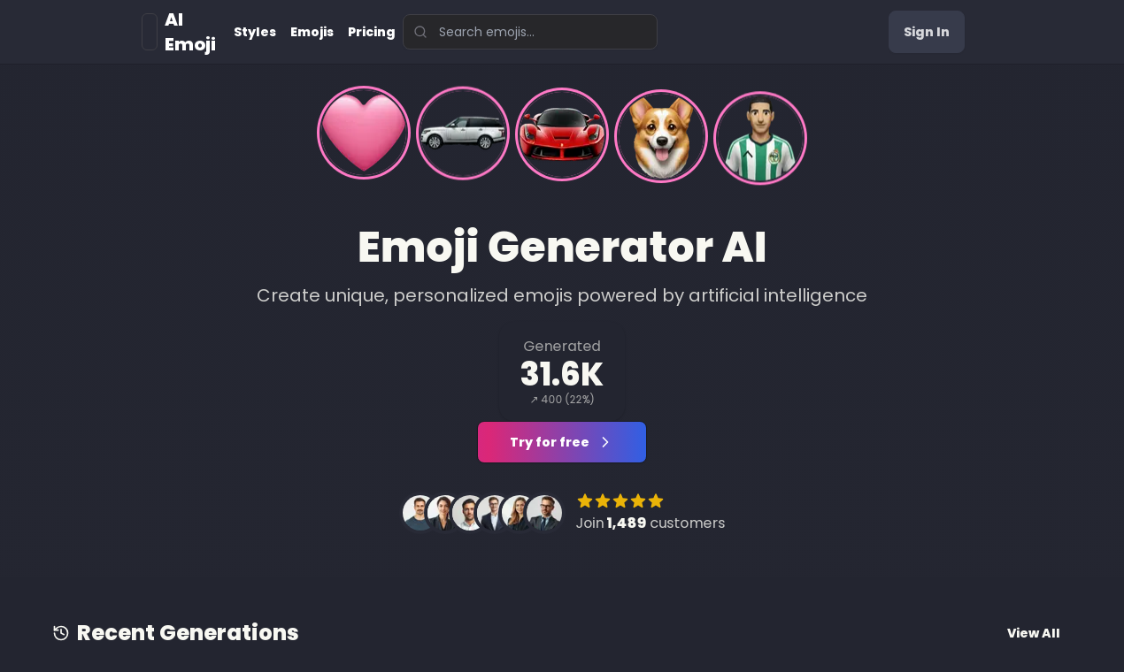 Emoji Generator AI