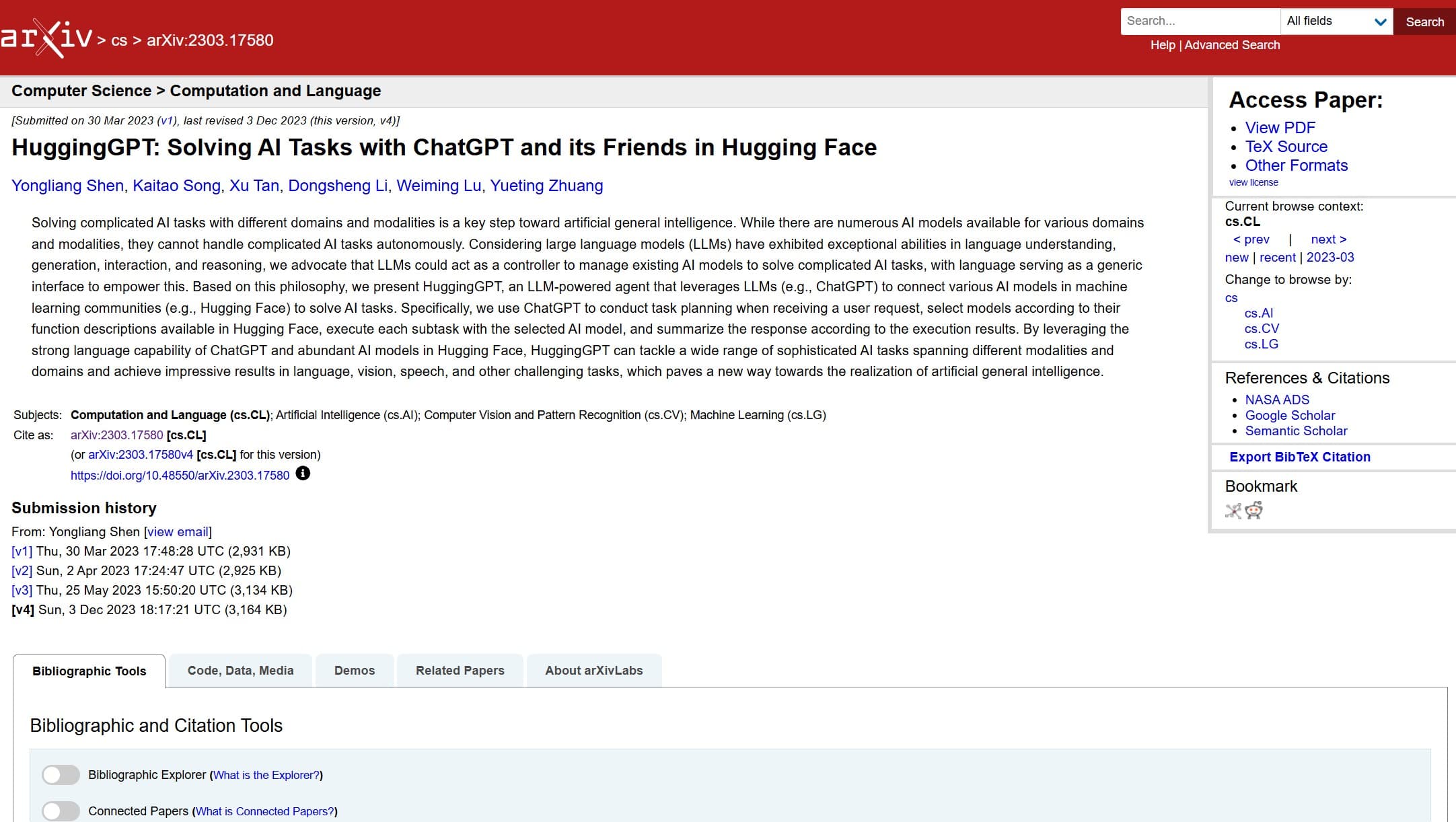 HuggingGPT