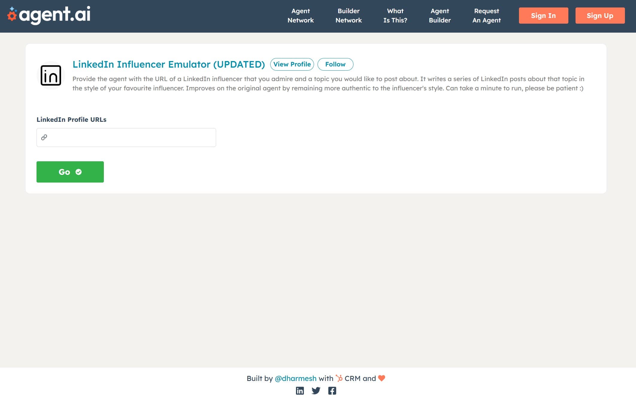 LinkedIn Influencer Emulator