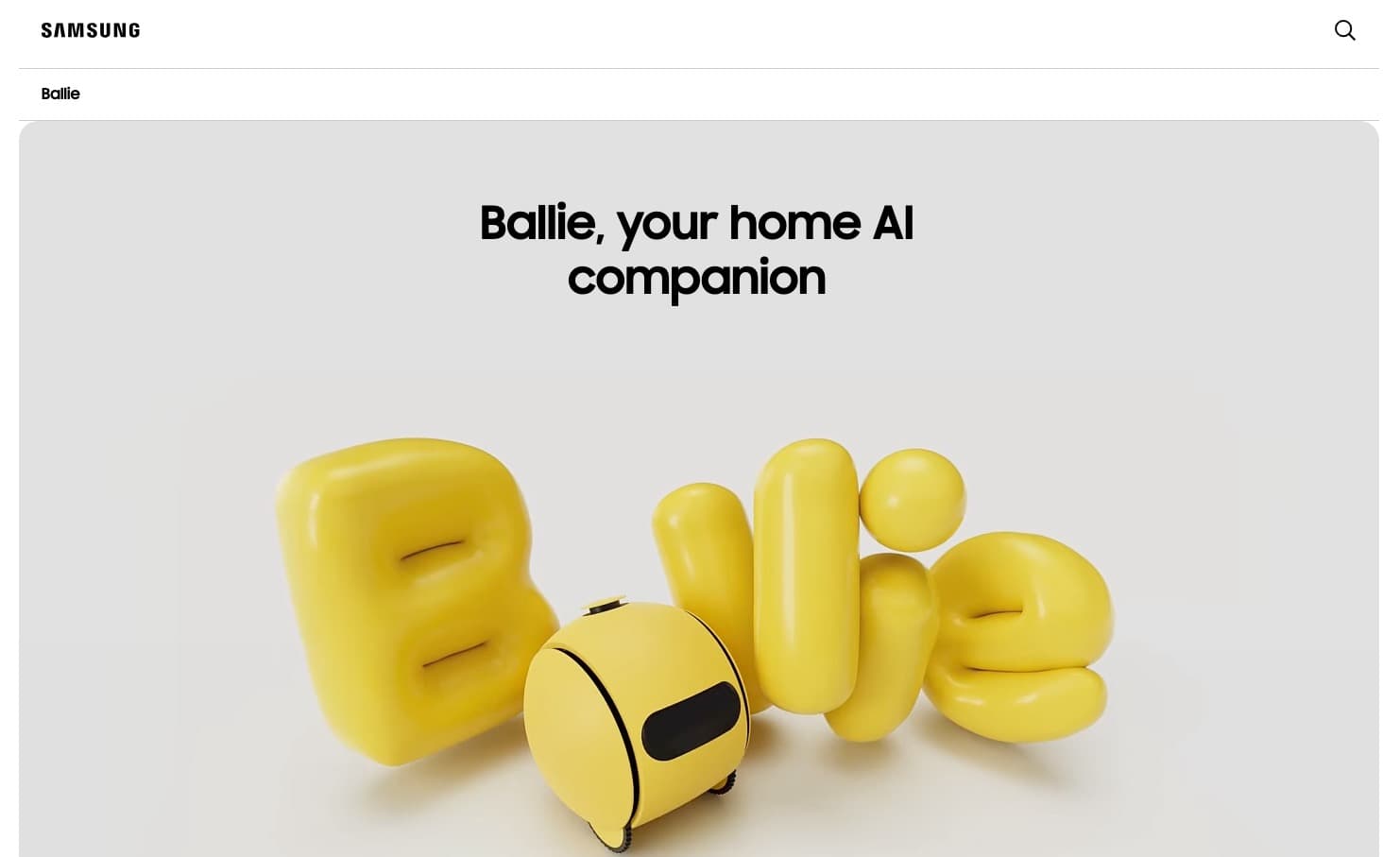 Samsung Ballie