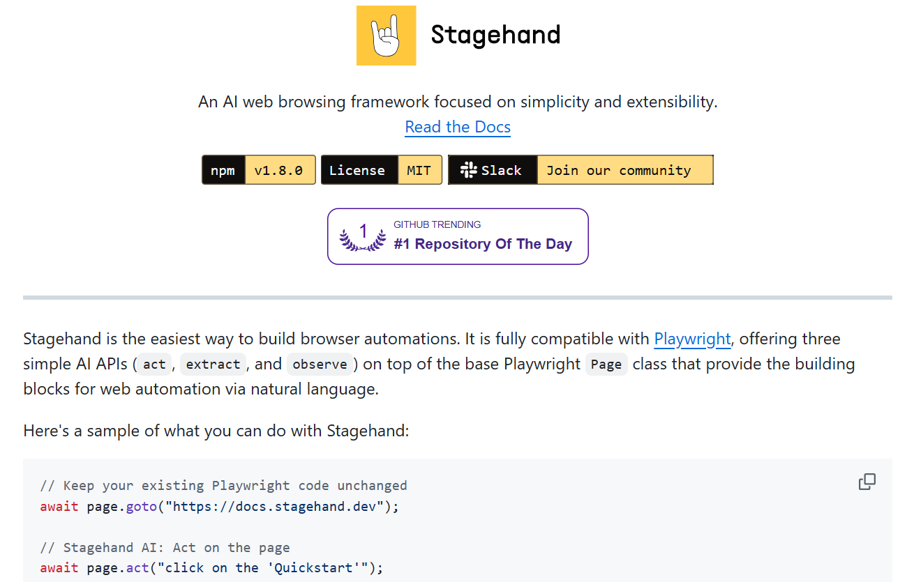 Stagehand